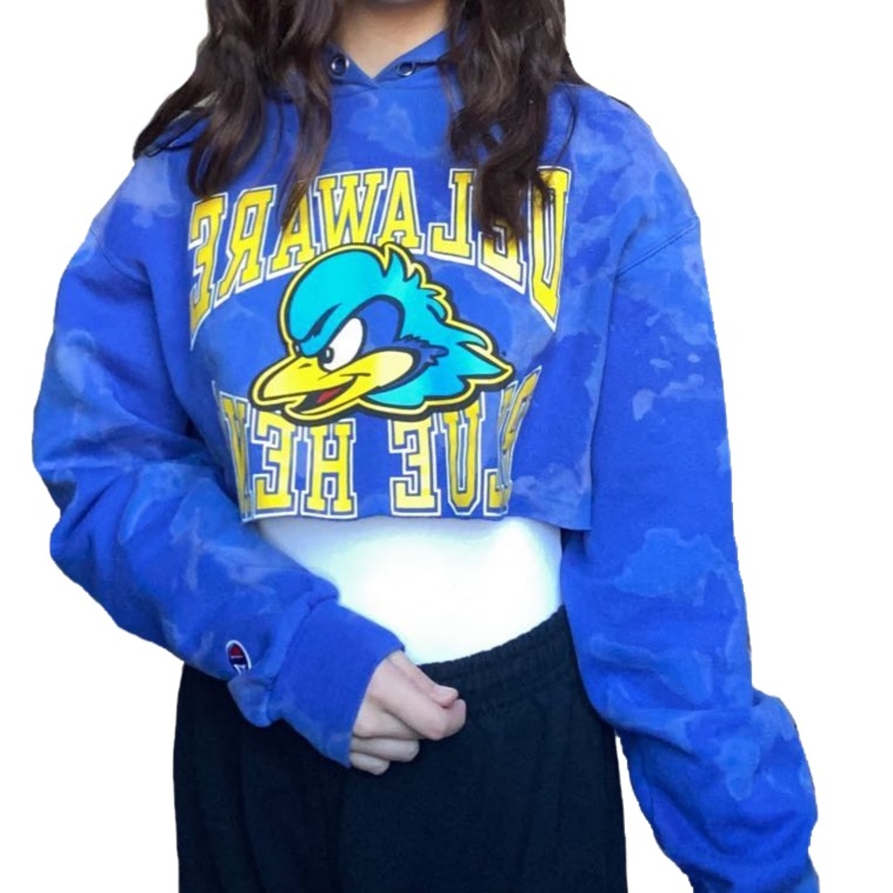 Cropped University of Delaware Hoodie